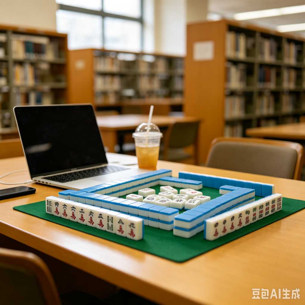 classic oriental board game mahjong
